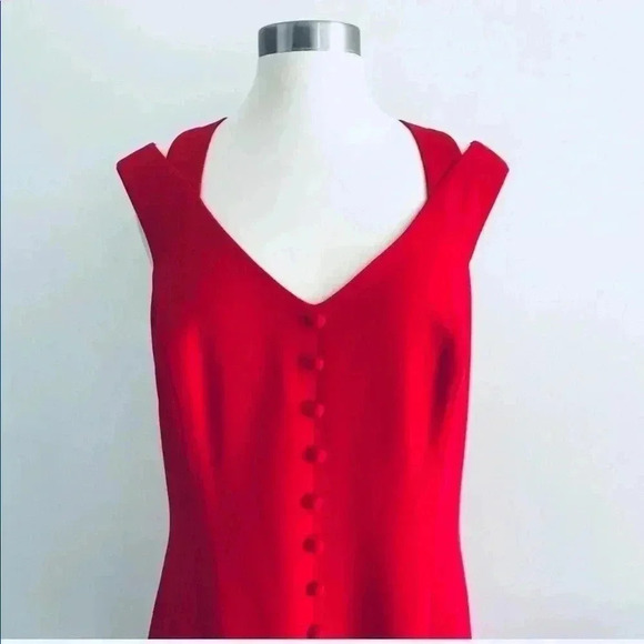 Laundry By Shelly Segal Dress Red - Picture 6 of 8